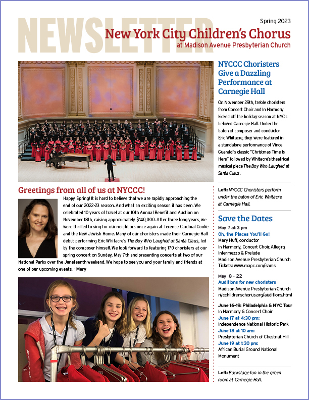 Spring 2023 Newsletter